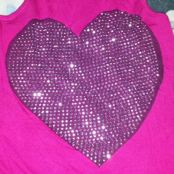 SOLD@ YARDSALE** BEDAZZLED racer back - Picture 3 of 3