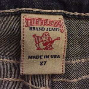 True Religion brand boot cut jeans