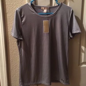 Shimmery silver Michael Kors shirt