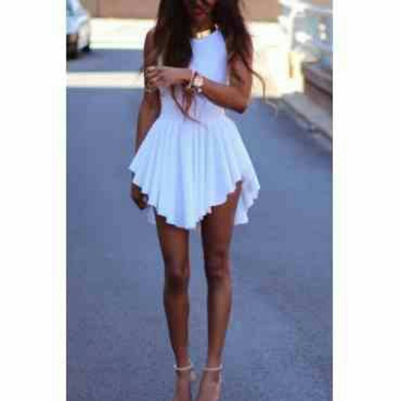 Sexy white dress