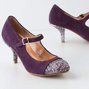 Glitter Cap Miss Albright Anthropologie Mary Janes