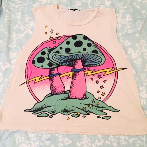 Urban Outfitters Tops - UO Mushroom muscle tee