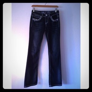 MISS CHIC embellished jeans
