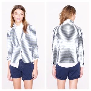 J.CREW MARITIME BLAZER IN STRIPE