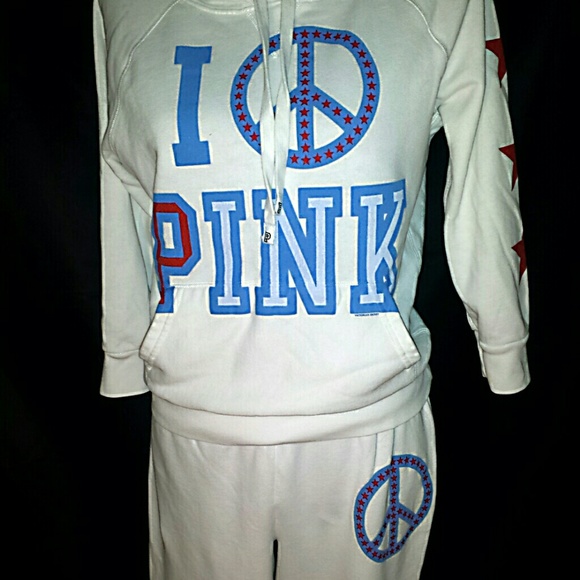 PINK crop set PERFECT CONDITION