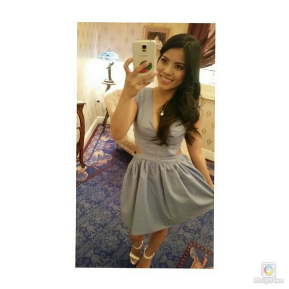 Blue Skater Dress