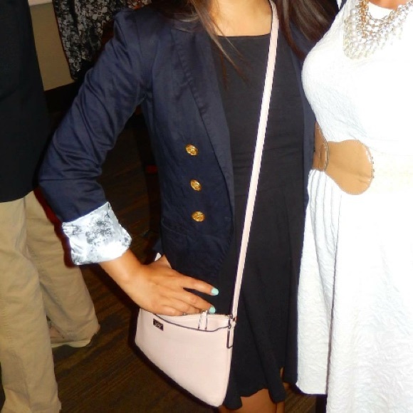 Authentic light pink coach cross body