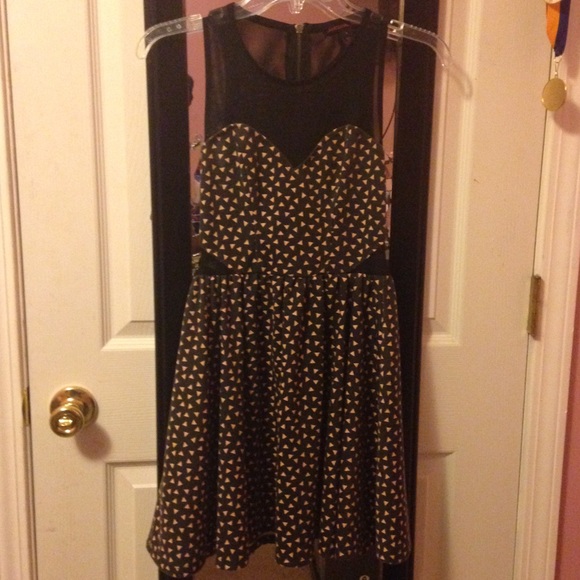 A cocktail dress