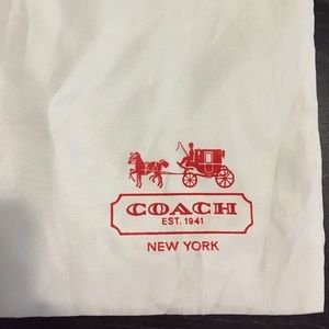 Coach dust bag
