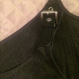 Michael Kors Top Shoulder Cut Out with Buckles