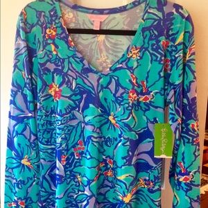 🎀SOLD🎀 Lilly Pulitzer Arielle Top in 'Mai Tai'
