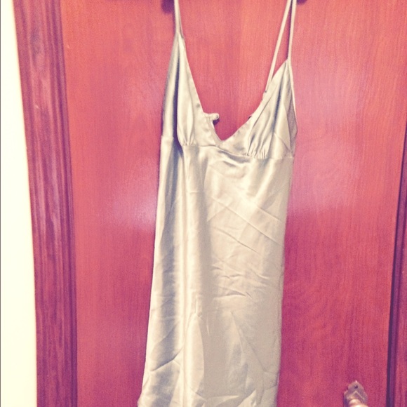 Green Silky Slip