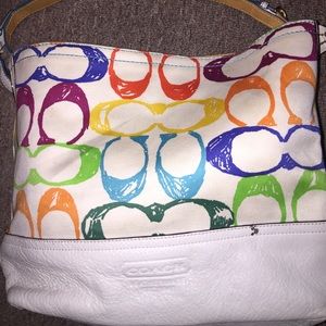 Authentic Coach Scribble Bucket Bag