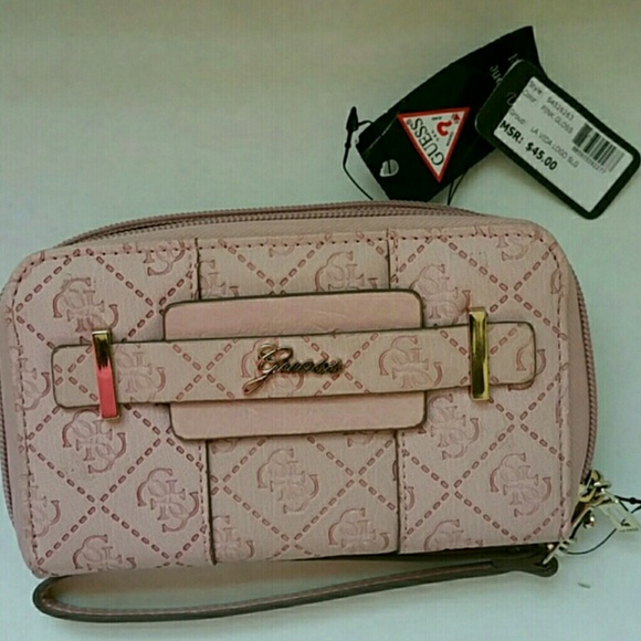 Guess Clutches & Wallets - Pink guess stylish wallet