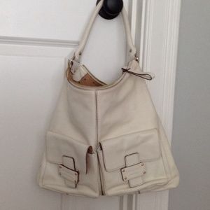 Off White Kate Spade Hobo Bag