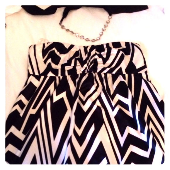 The Limited strapless dress