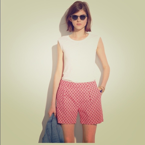 Madewell Deck Shorts in Tulip Tree.