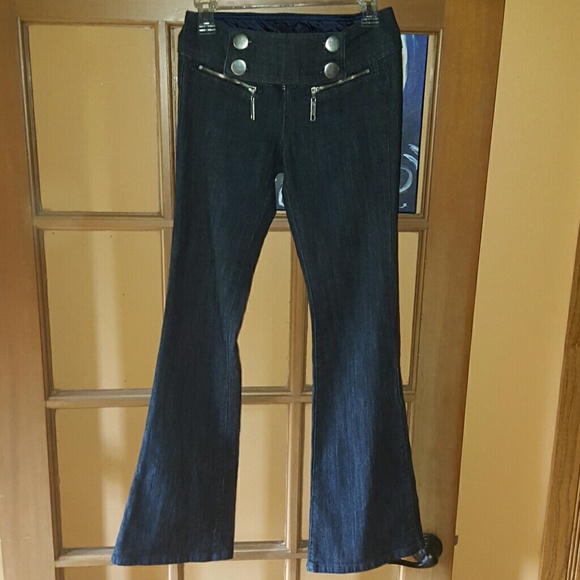 Flare bottom jeans