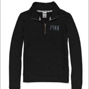 All black VS half zip