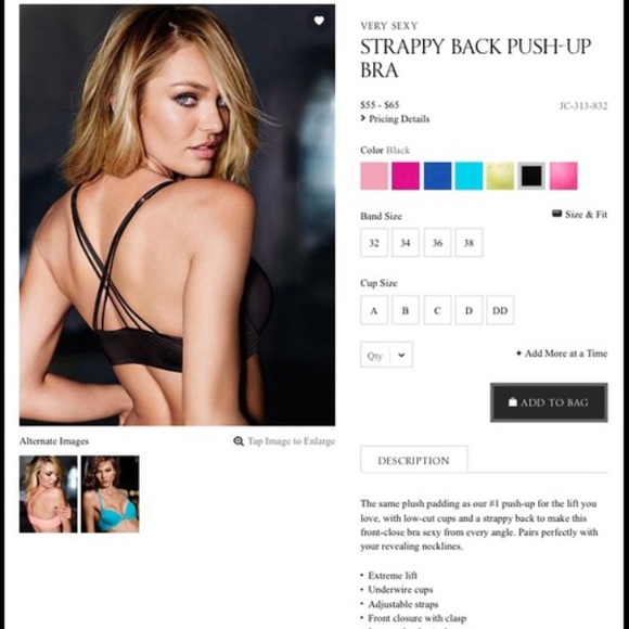 Victoria Secret 32C Push up Bra - Picture 2 of 2