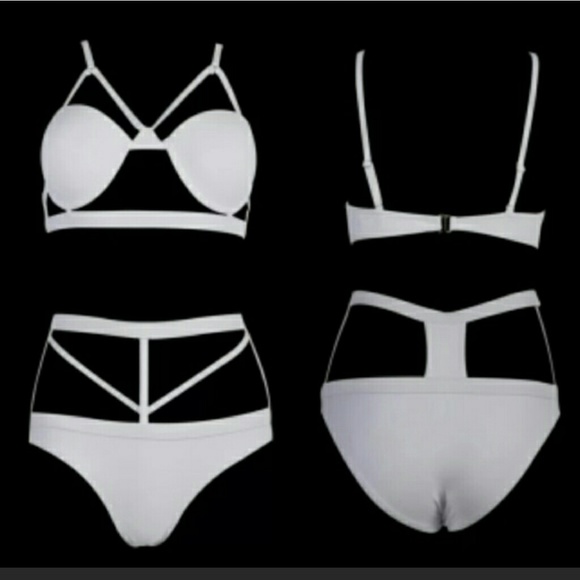 SALE NEW Swim suite cage style 2 piece NEW - Picture 2 of 3