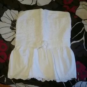 strapless Hollister summer shirt