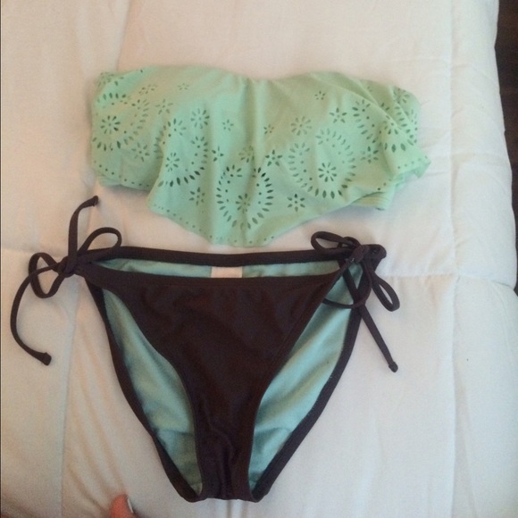Xhilaration Swim Target Bathing Suit Bottoms And Top Poshmark