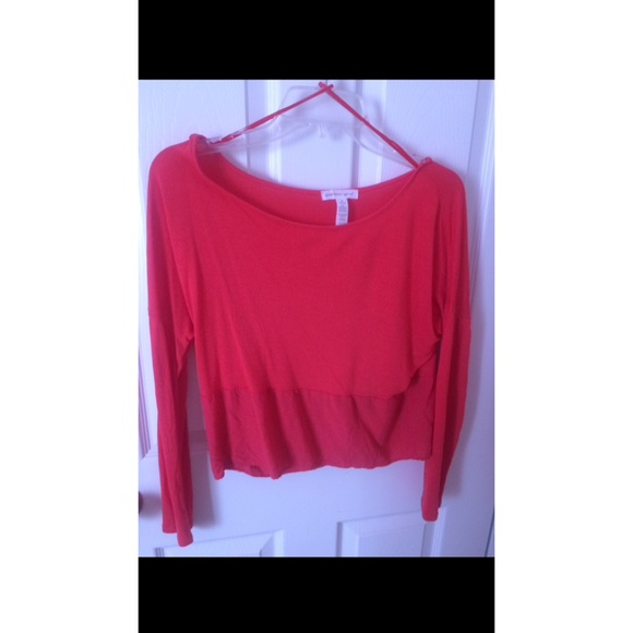 Redish/orange shirt