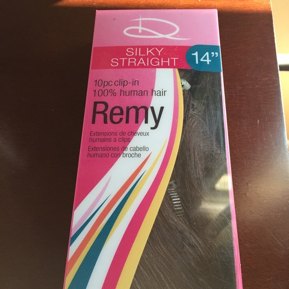 Clip in hair extensions