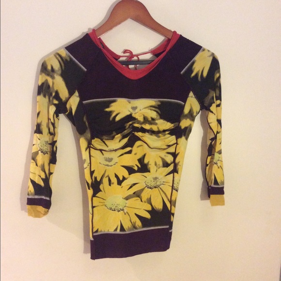 Top with sexy tie back