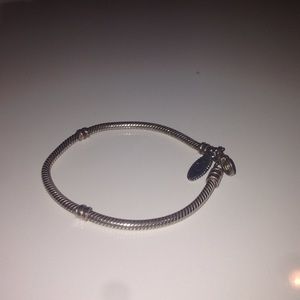 Pandora sterling silver charm bracelet