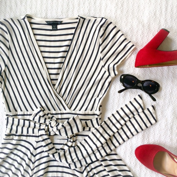 Banana Republic Dresses & Skirts - Nautical Striped Dress ✨Final Sale✨