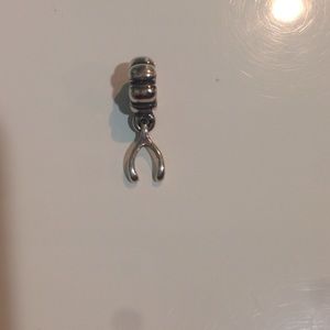 Wishbone pandora charm