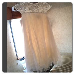 Cream baby doll dress