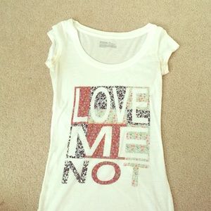 White LOVE t-shirt!