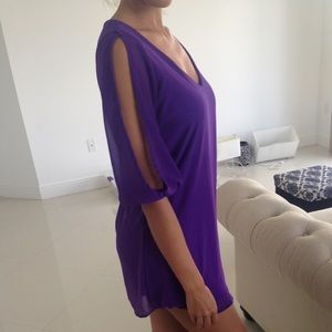 Lulus Lacey purple dress
