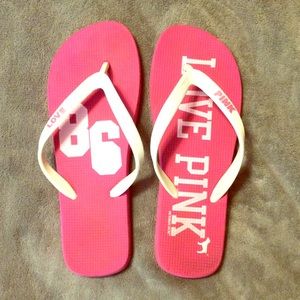 VS Pink flip flops