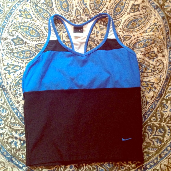 Nike DRI-FIT top with built in bra