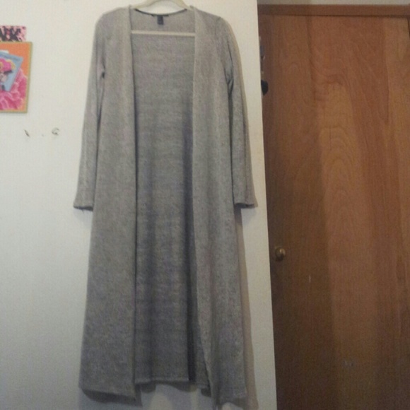 Long grey sweater