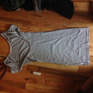 Striped tube dress