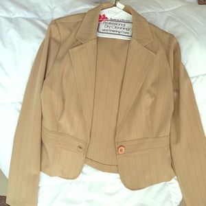 Tan color blazer
