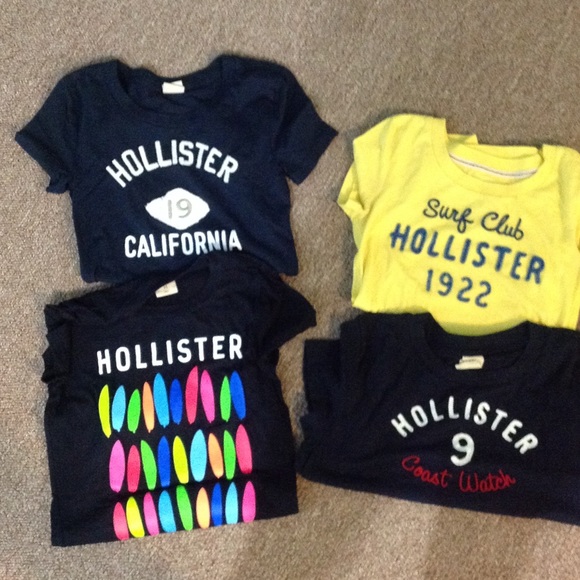 4 Hollister t-shirts