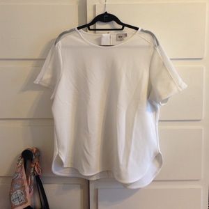 ASOS white woven top
