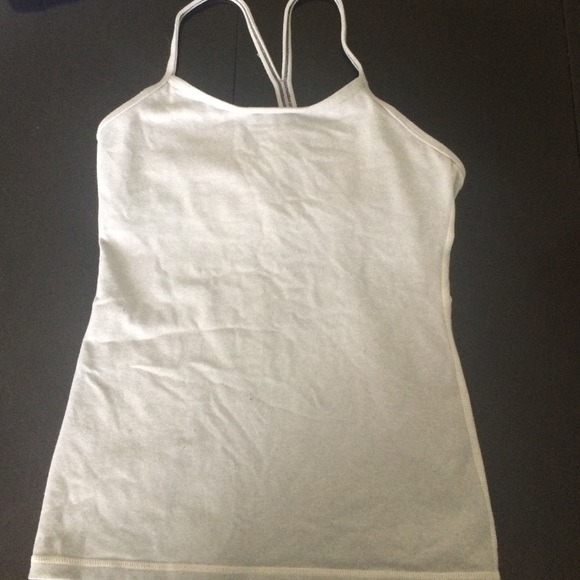 Lululemon cami tank light grey