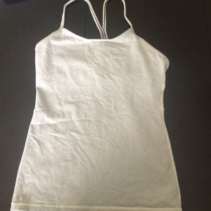 Lululemon cami tank light grey