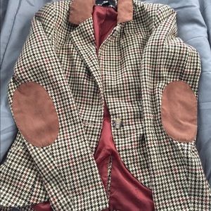H&M riding blazer with elbow patches