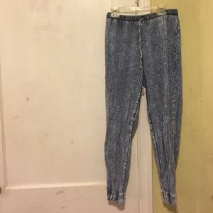 Distressed  jeans