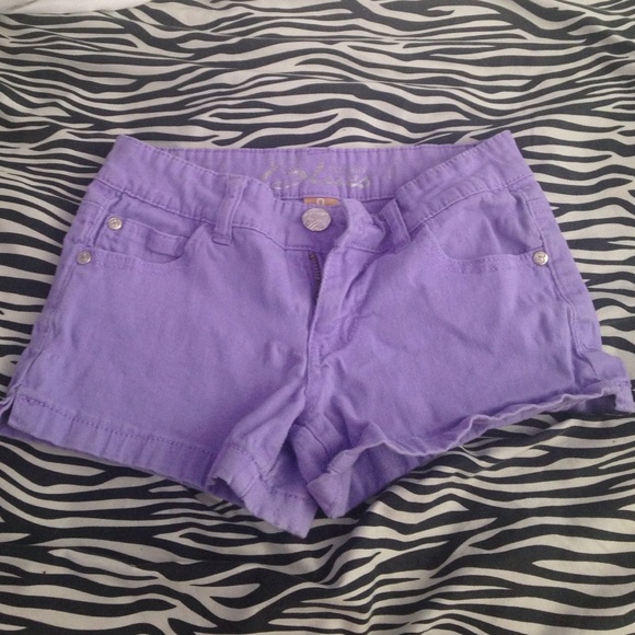 Purple shorts