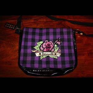 Rare BetseyVille Cross Body Book Bag