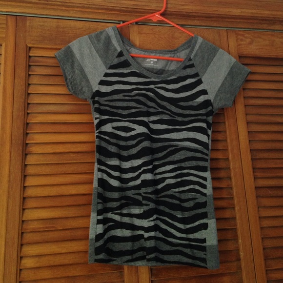Zebra print tee